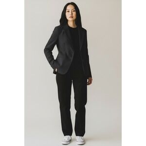 The Limited Womens Charcoal Gray Blazer Suit Jacket Size 10 Career Work